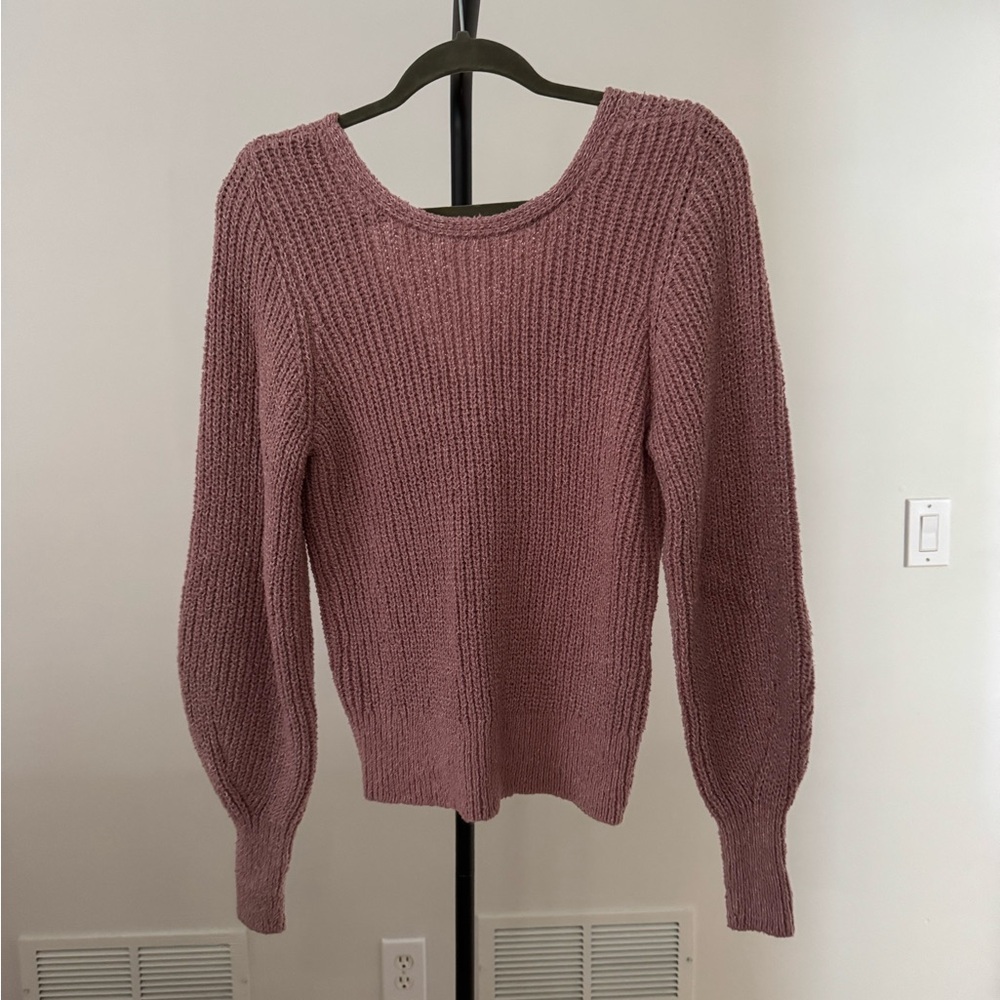 Abercrombie & Fitch Mauve Crew Neck Sweater